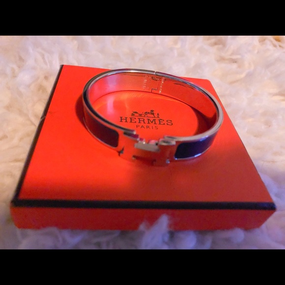 Hermes Jewelry - Hermes Enamel Bracelet Clic Clac H Classic Bangle
